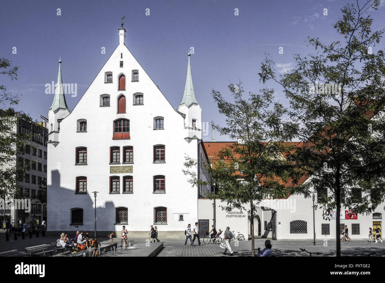 Deutschland, Bayern, München, Münchner Stadtmuseum am di St.-Jakobs-Platz.(nur redaktionell nutzbar, kein modello di rilascio vorhanden) Foto Stock