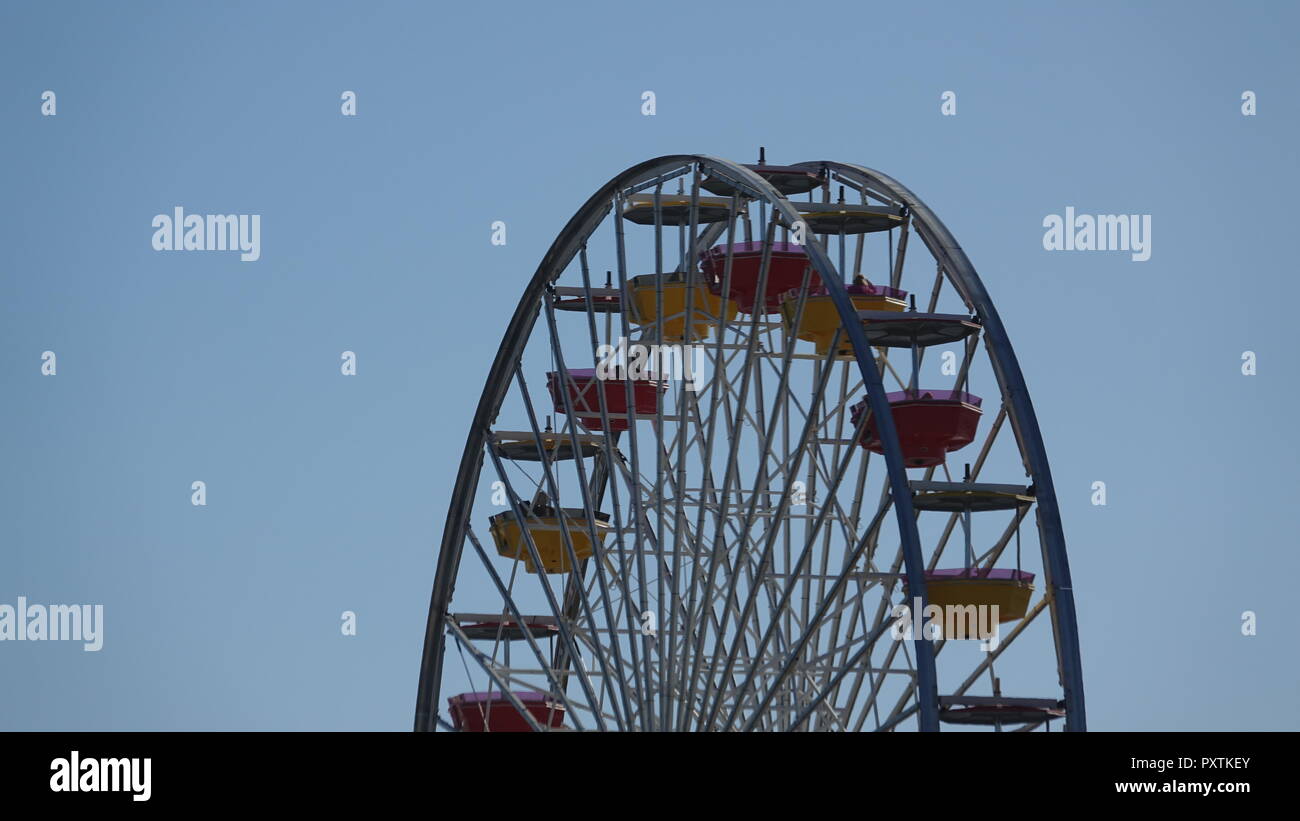 Santa Monica ruota panoramica Ferris Foto Stock