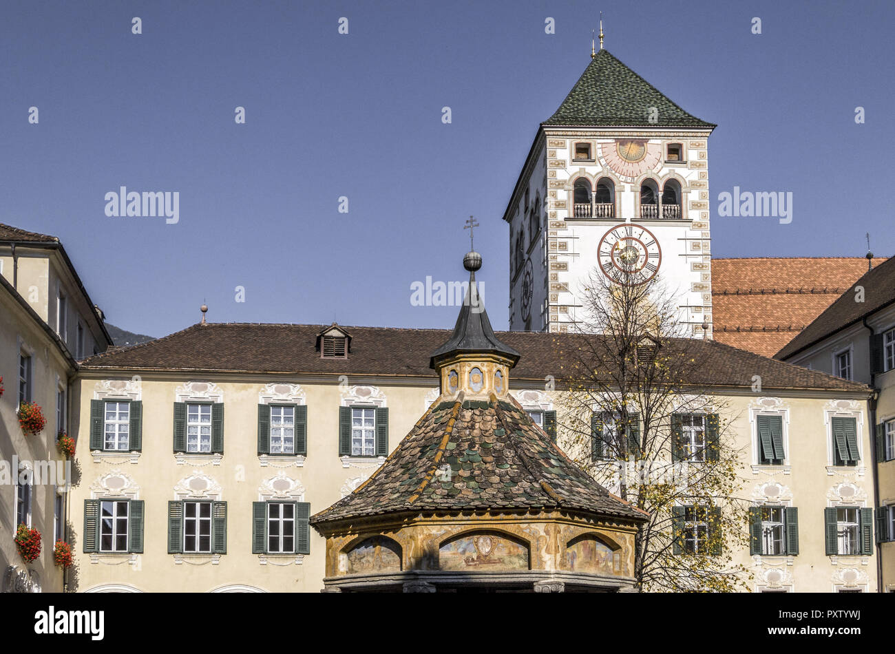 Abbazia di Novacella a Bressanone Alto Adige - Italia Foto Stock