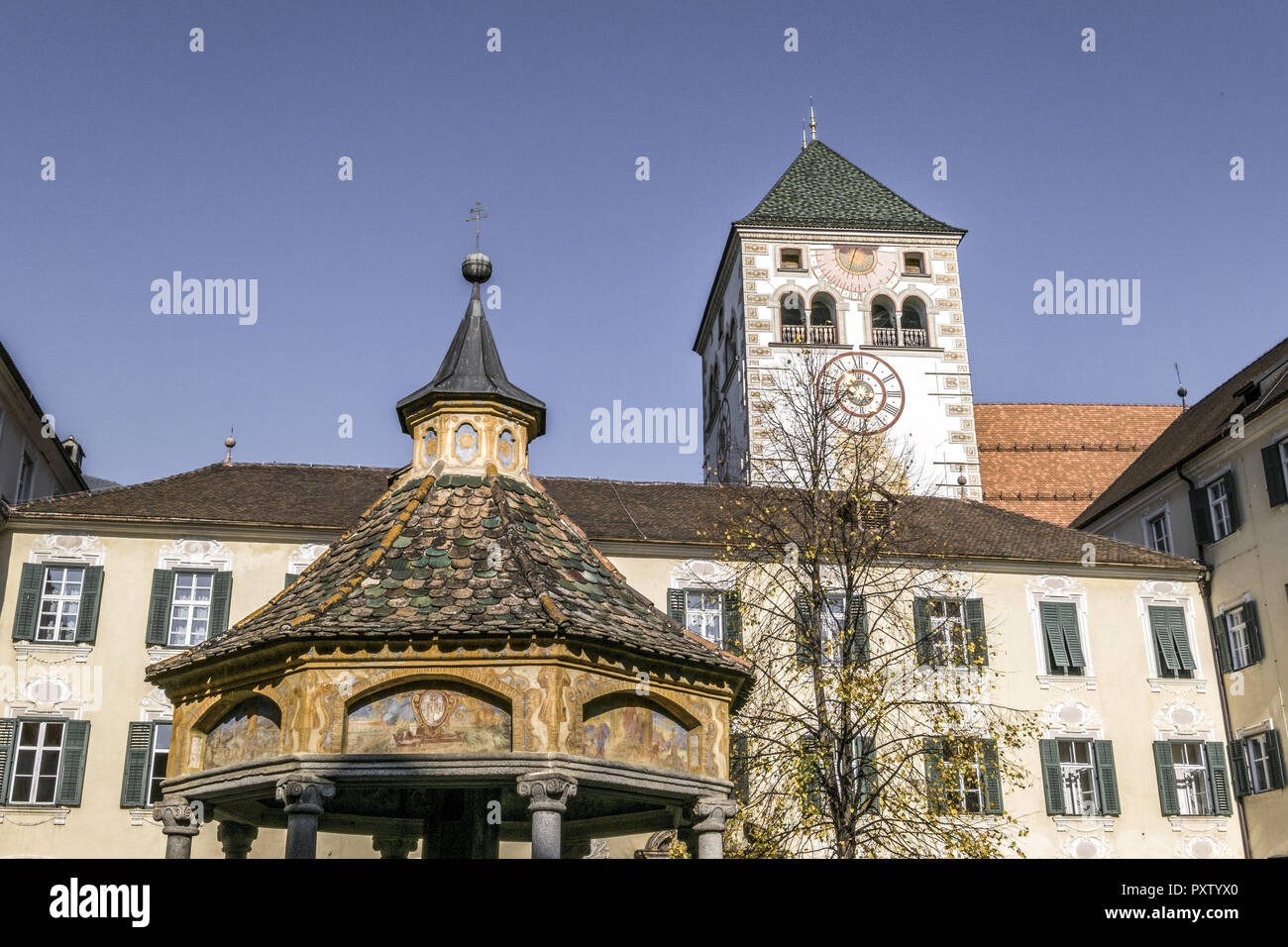 Abbazia di Novacella a Bressanone Alto Adige - Italia Foto Stock