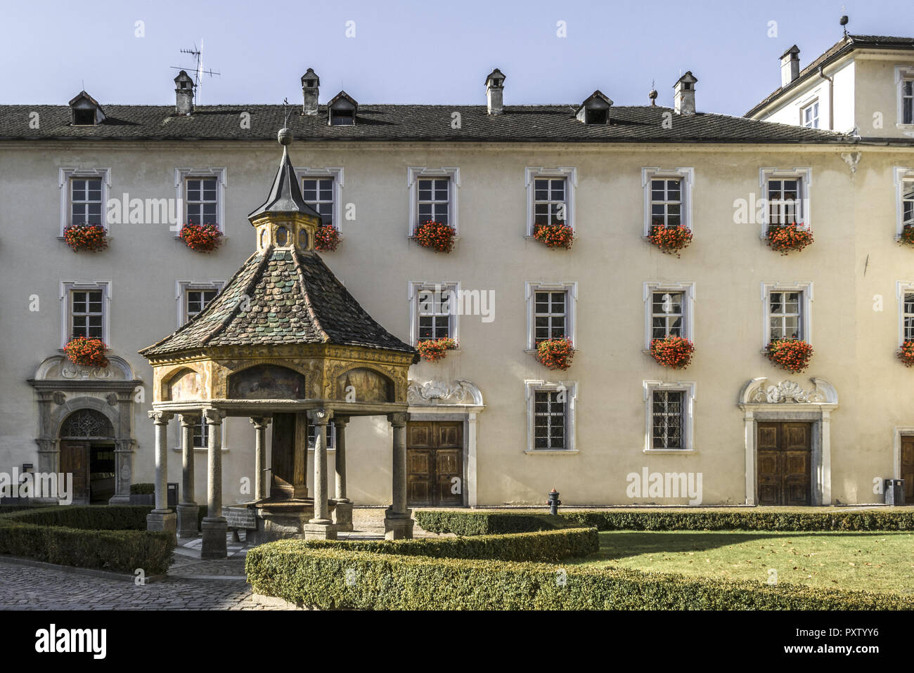 Abbazia di Novacella a Bressanone Alto Adige - Italia Foto Stock