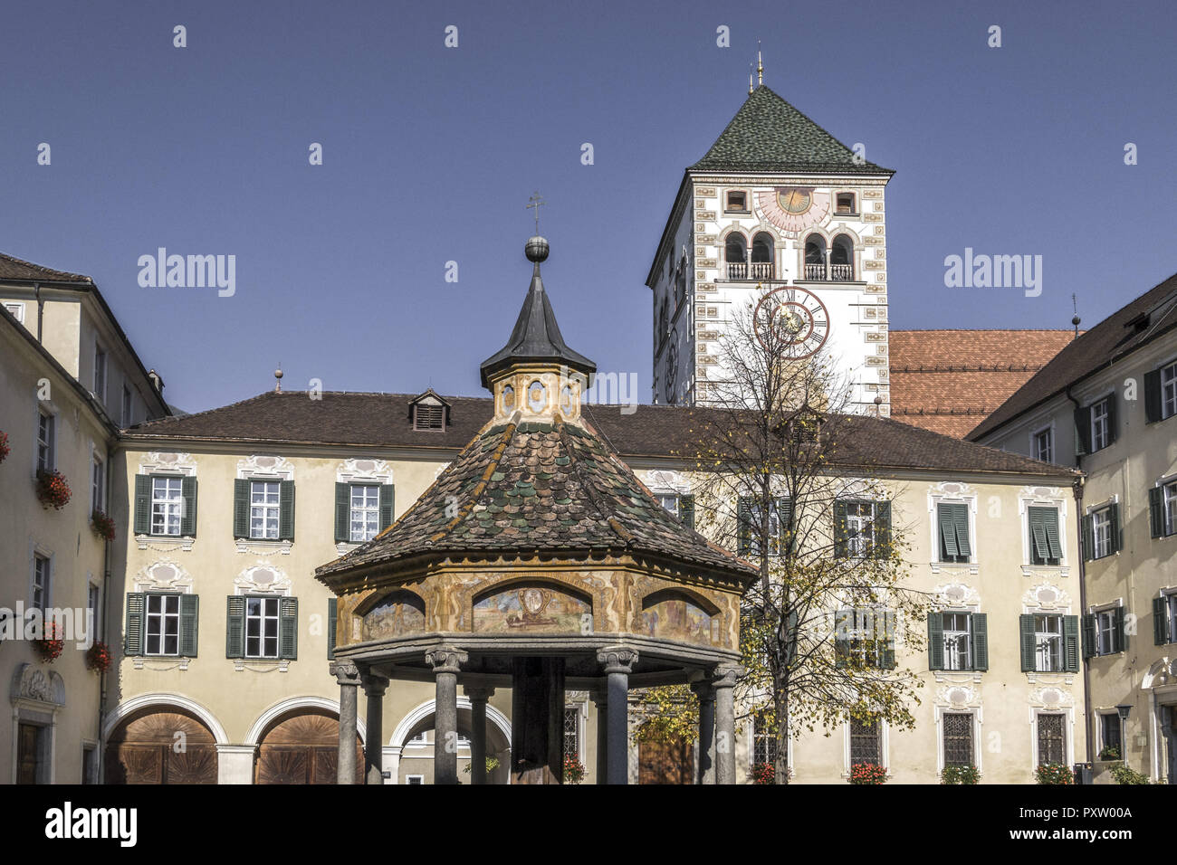 Abbazia di Novacella a Bressanone Alto Adige - Italia Foto Stock