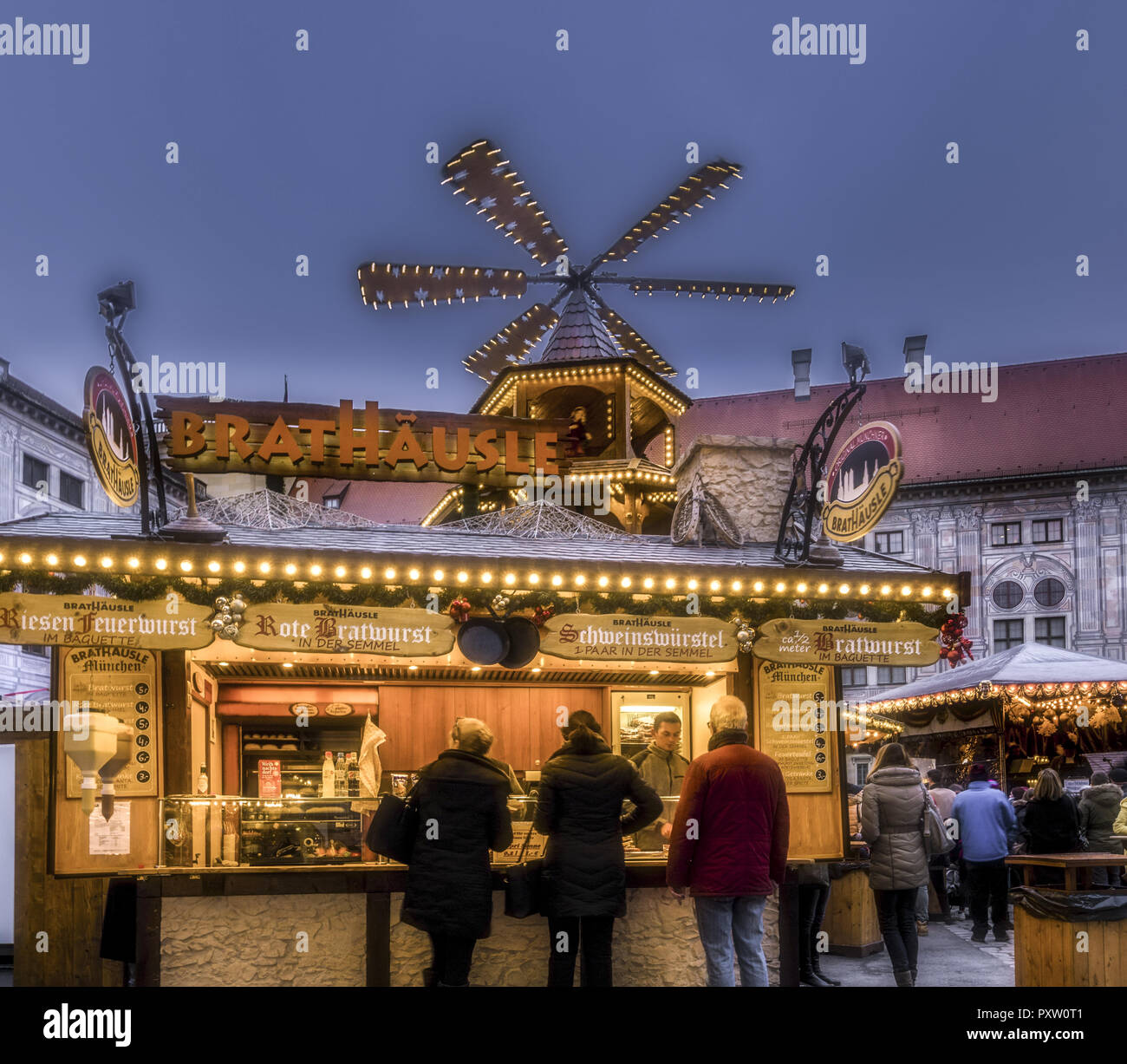 Natale a Monaco di Baviera Foto Stock