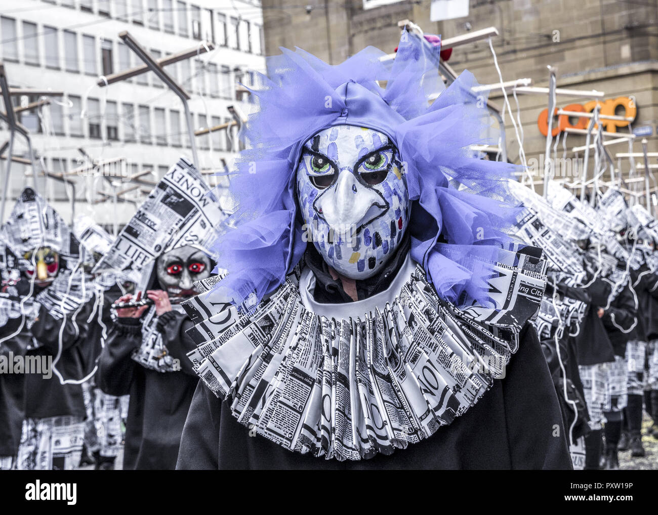 Il Carnevale di Basilea, il Carnevale di Basilea, Basilea, Svizzera Foto Stock