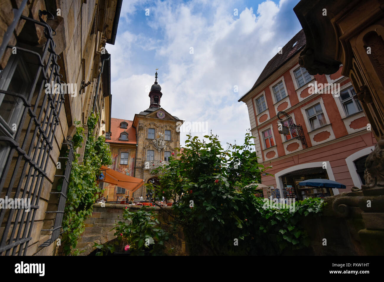 Germania, Alta Franconia, Bamberg, Old Town Foto Stock