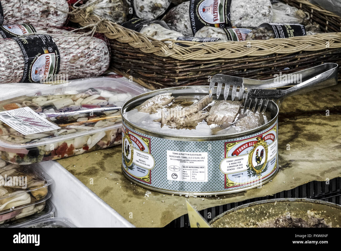 Markt, Wochenmarkt in Siena, Toscana, Italien, Europa (www.allover.cc/TPH) Foto Stock