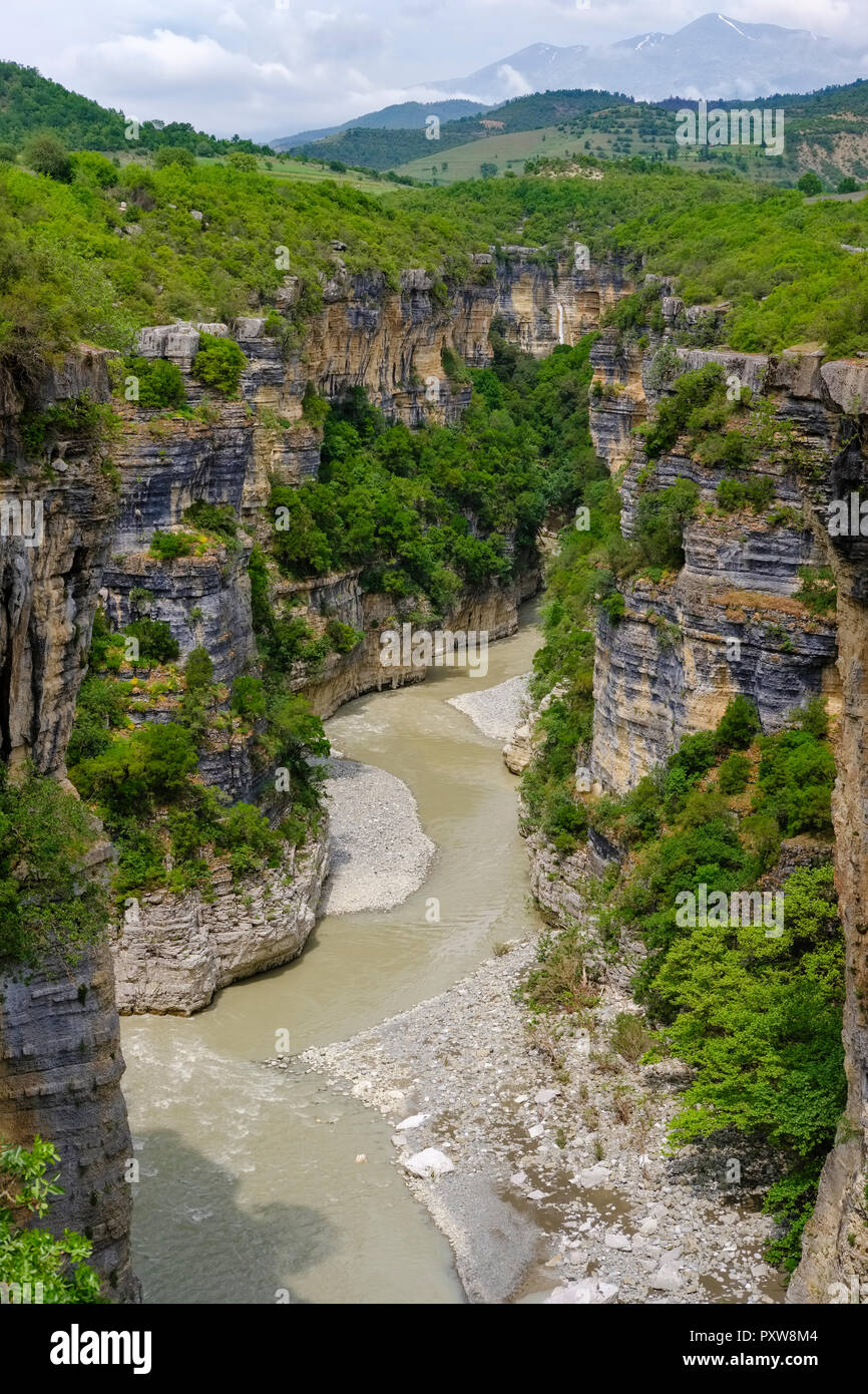 Albania, Skrapar, Osum Canyon Foto Stock