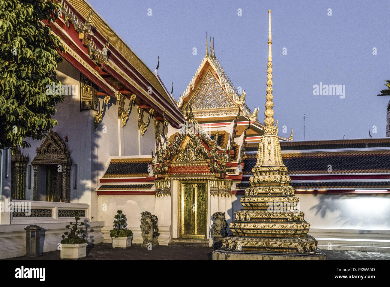 Wat Pho a Bangkok, in Thailandia Foto Stock