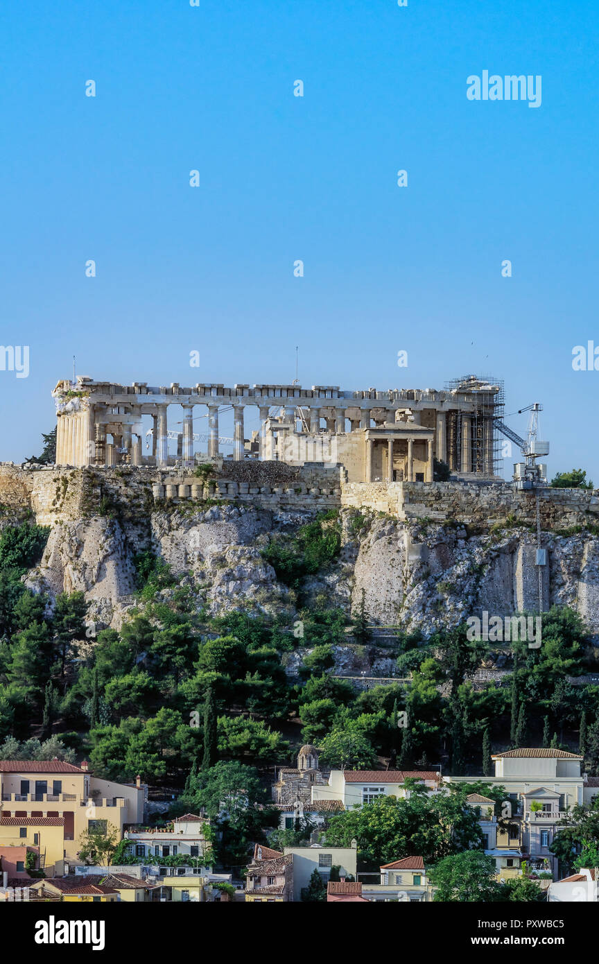 La Grecia, Atene Acropoli Foto Stock