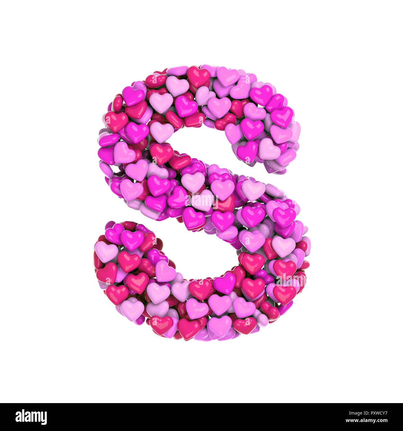 Monogramma Di Lettera F Con Cuore E Corona Illustrazione Vettoriale