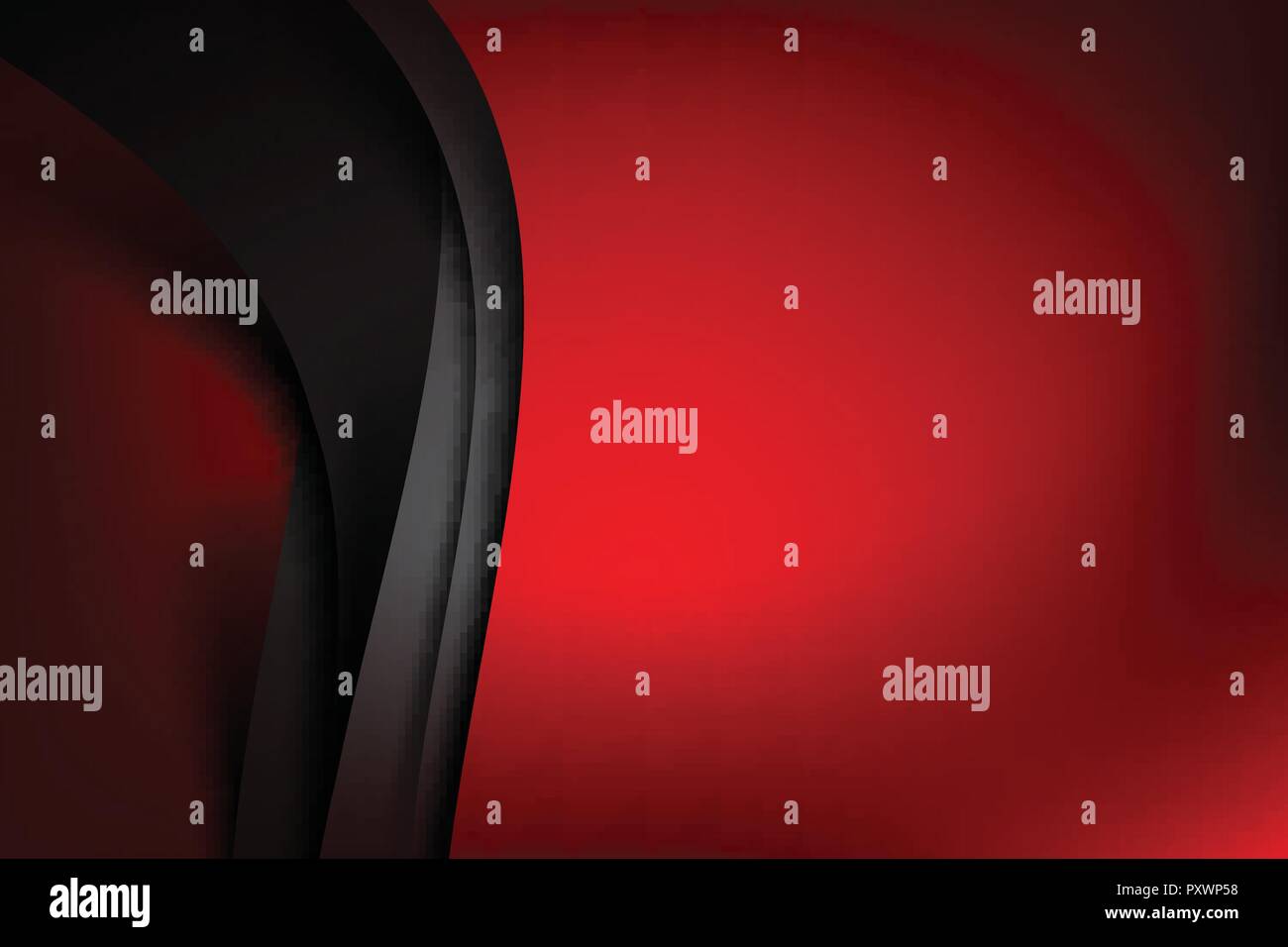 Abstract rosso sfondo scuro e nero si sovrappone lo strato di illustrazione vettoriale EPS10 Illustrazione Vettoriale