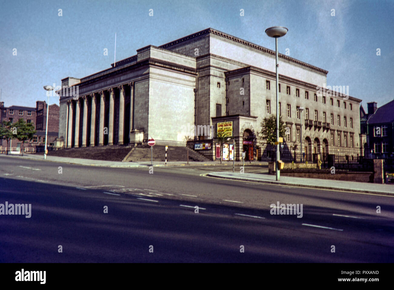 Sheffield City Hall, immagine presa in giugno 1968 Foto Stock