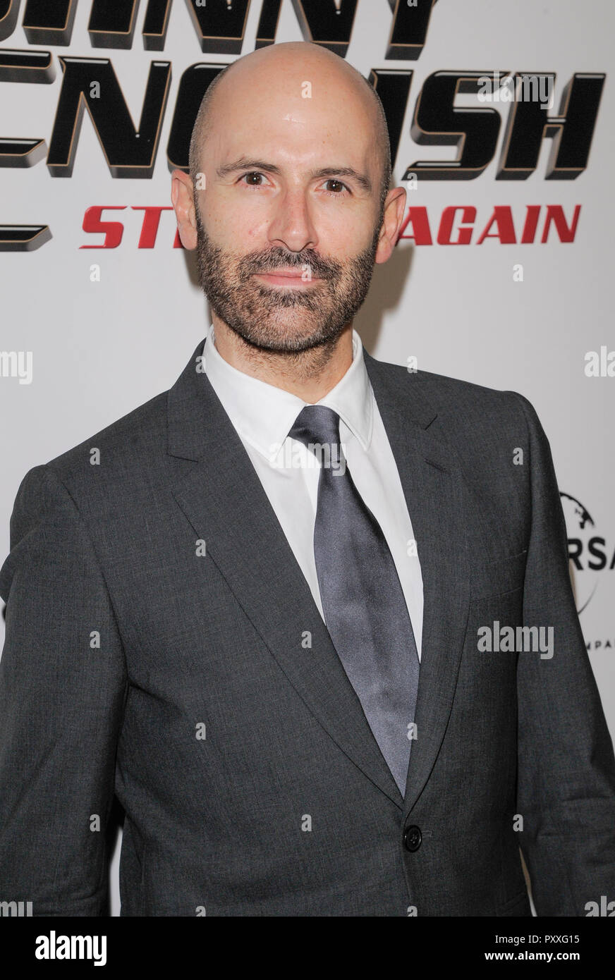 New York, NY - Ottobre 23, 2018: David Kerr assiste il Johnny inglese colpisce ancora lo screening a AMC Lincoln Square Theatre Foto Stock