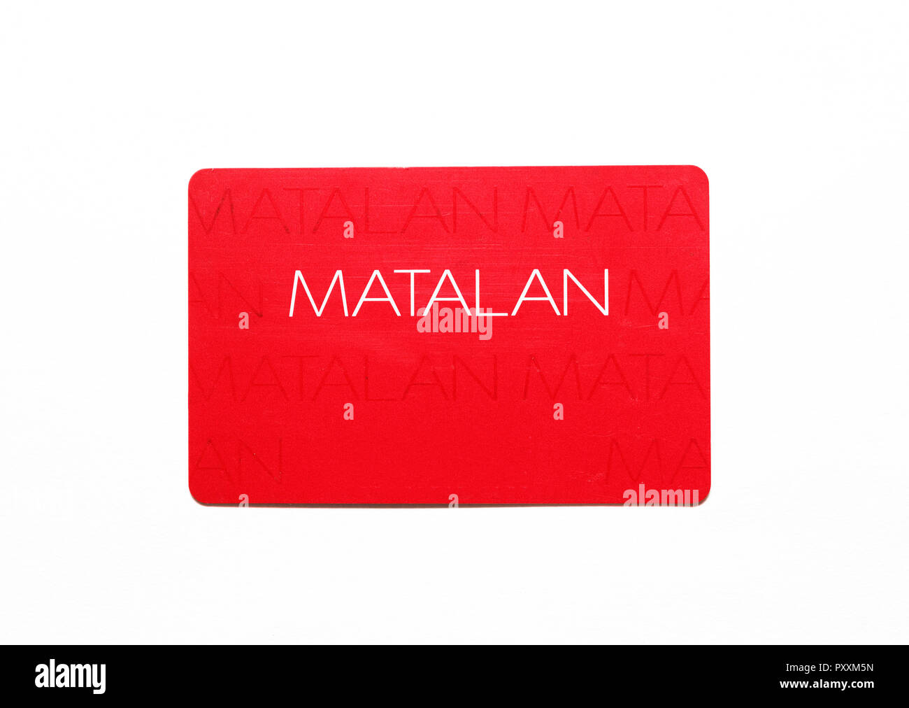 Negozio matalan membership card Foto Stock