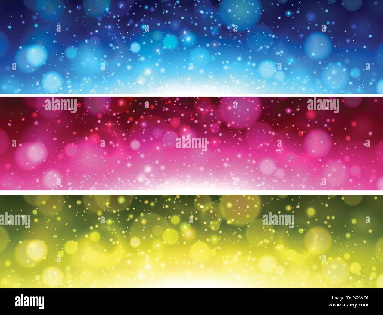 Modello di sfondo con luci luminose illustrazione Illustrazione Vettoriale