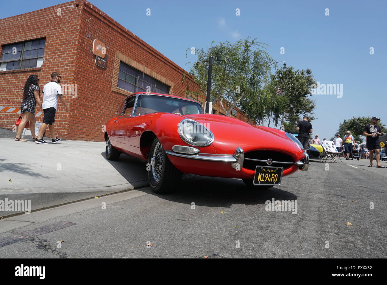Jaguar E-type Foto Stock