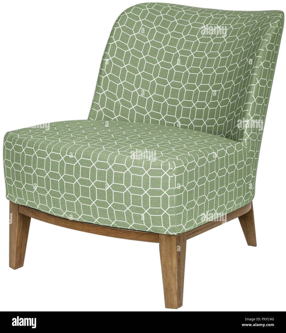 Retro-Sessel, schraeg Foto Stock