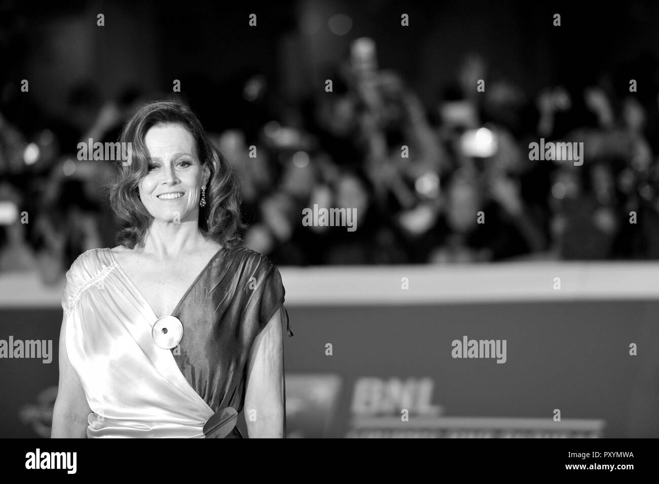 Roma, Italia. 24 ott 2018. Roma Cinema Fest 2018 Roma Film Festival. Photocall film Ghostbusters. Nella foto: Sigourney Weaver Credit: Indipendente Agenzia fotografica/Alamy Live News Foto Stock