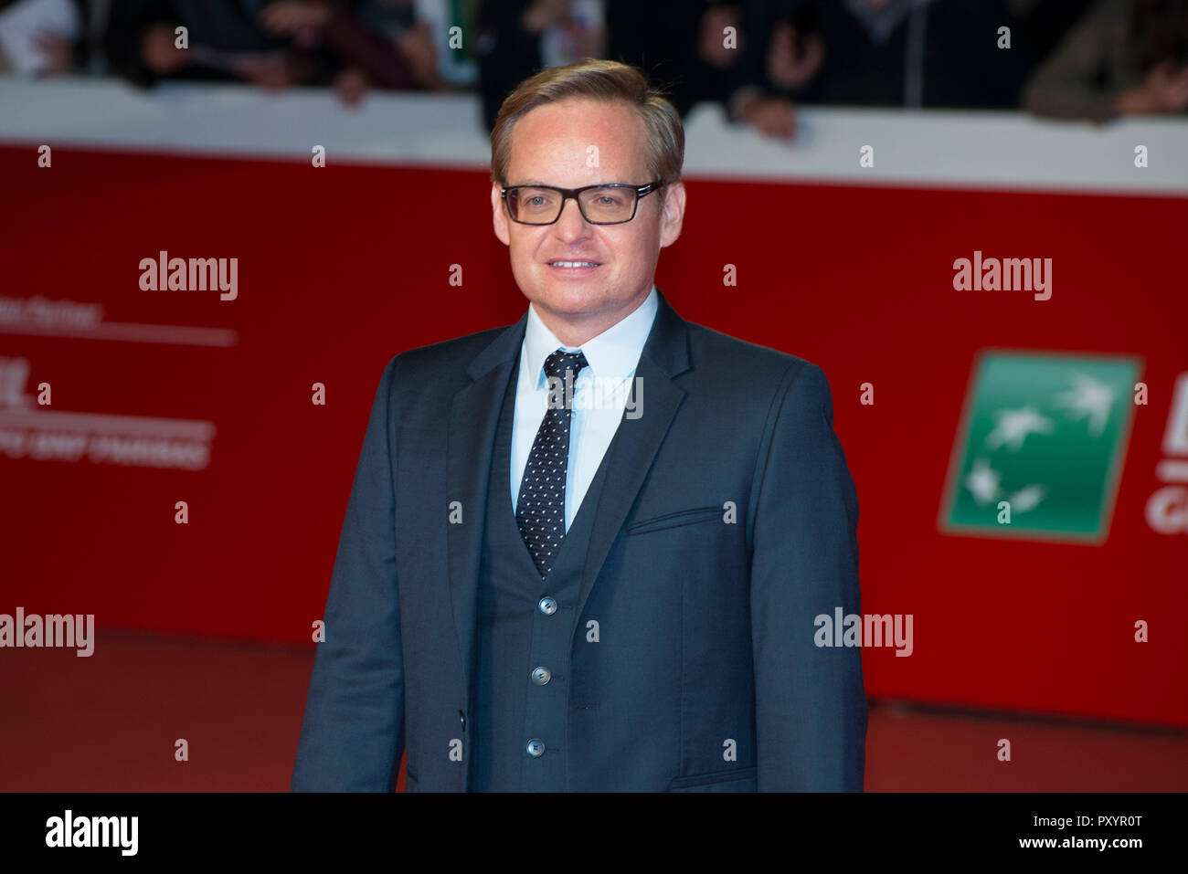 Roma, Italia. 24 ott 2018. Il Direttore Jon S. Baird frequentando il tappeto rosso di Stan & Ollie a Roma Film Fest 2018 Credit: Silvia Gerbino/Alamy Live News Foto Stock