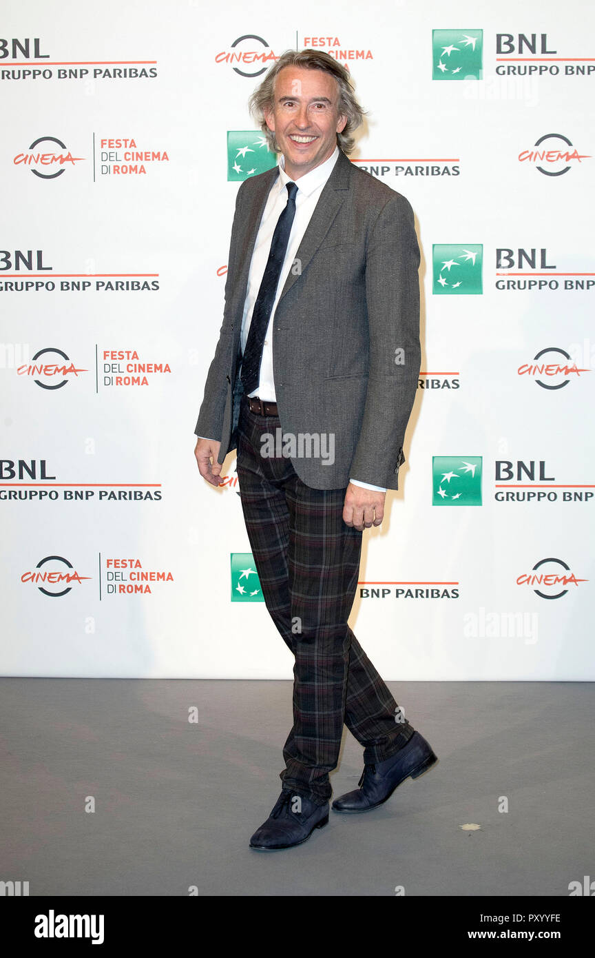 Roma, Italia. 24 ottobre, 2018. Steve Coogan assiste il 'Stan & Ollie' photocall durante il XIII Roma Film Fest presso Auditorium Parco della Musica il 24 ottobre 2018 a Roma, Italia. Credito: Geisler-Fotopress GmbH/Alamy Live News Foto Stock