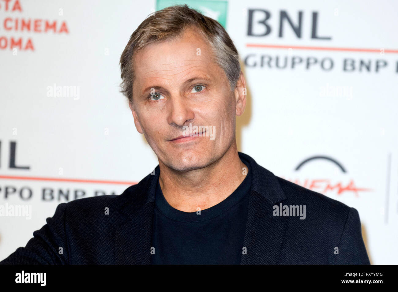 Roma, Italia. 24 ott 2018. Viggo Mortensen assiste il "Libro verde" photocall durante il XIII Roma Film Festival presso Auditorium Parco della Musica il 24 ottobre 2018 a Roma, Italia. | Utilizzo di credito in tutto il mondo: dpa/Alamy Live News Foto Stock