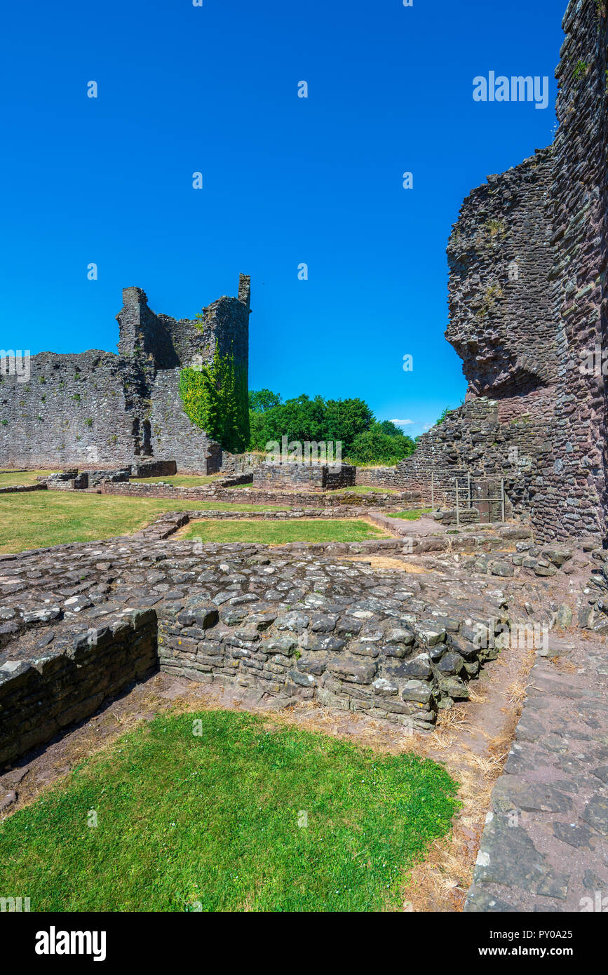 Il castello bianco, Monmouthshire, Regno Unito, Europa Foto Stock