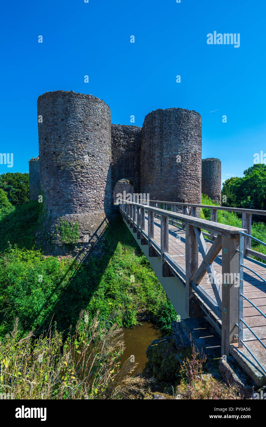 Il castello bianco, Monmouthshire, Regno Unito, Europa Foto Stock