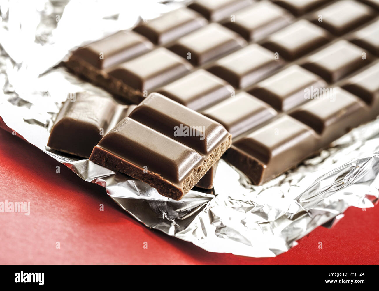 Schokoladentafel Foto Stock