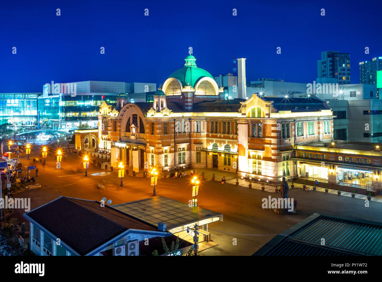 Vecchia Stazione di Seul, Keijo (Gyeongseong) stazione Foto Stock