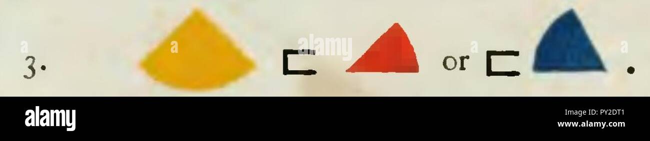 Byrne di Euclide pagina x immagine 3. Foto Stock