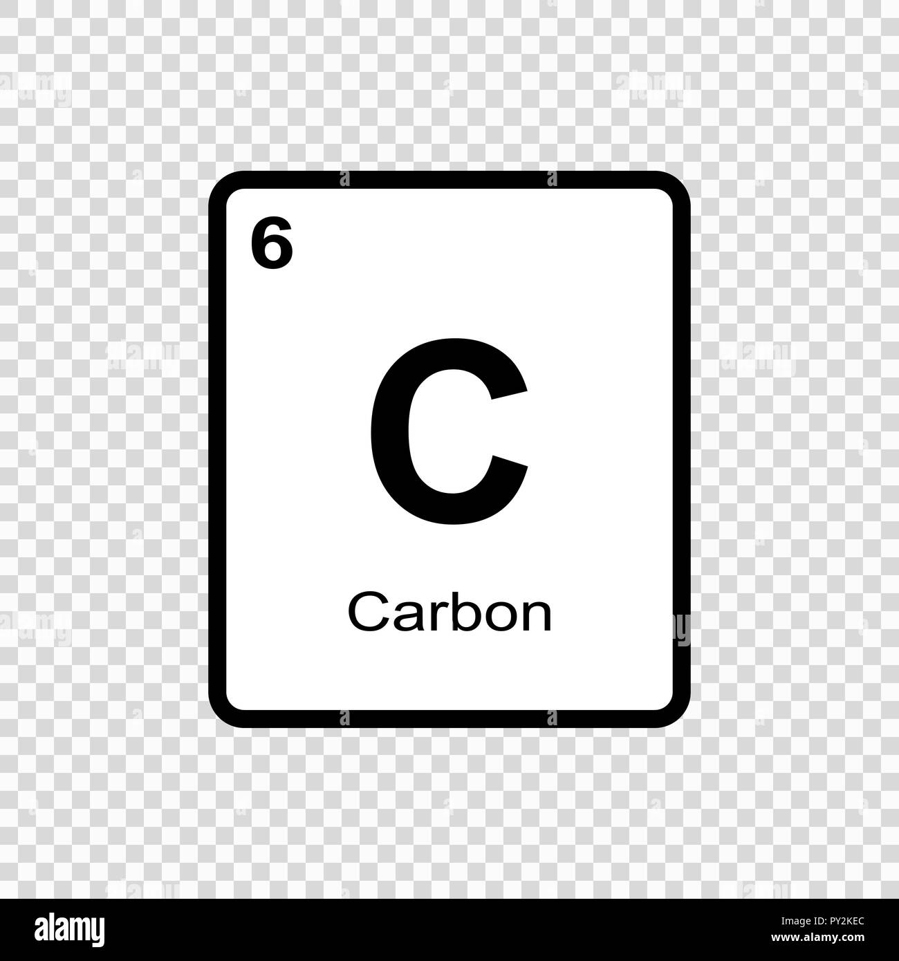 Elemento chimico della tavola periodica. Illustrazione Vettoriale