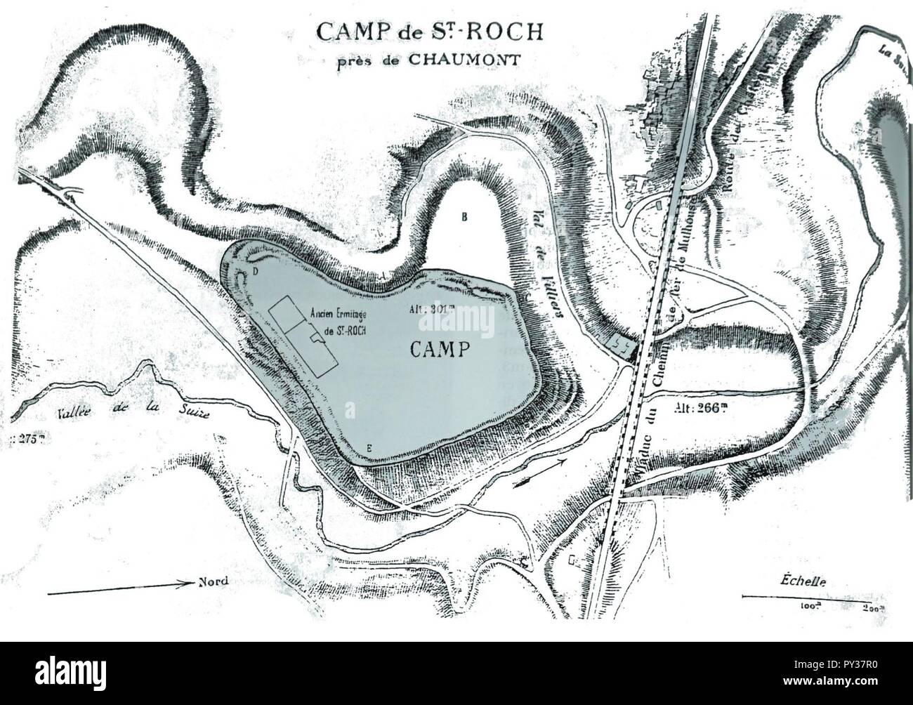 Camp Saint Roch 13499. Foto Stock