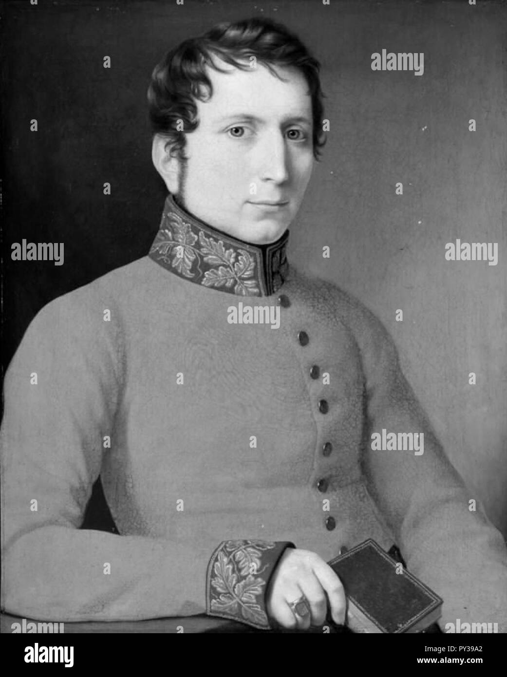 C.W. Eckersberg - Frederik Wilhelm Caspar von Benzon, lo sposo-in-attesa presso il tribunale danese - Foto Stock