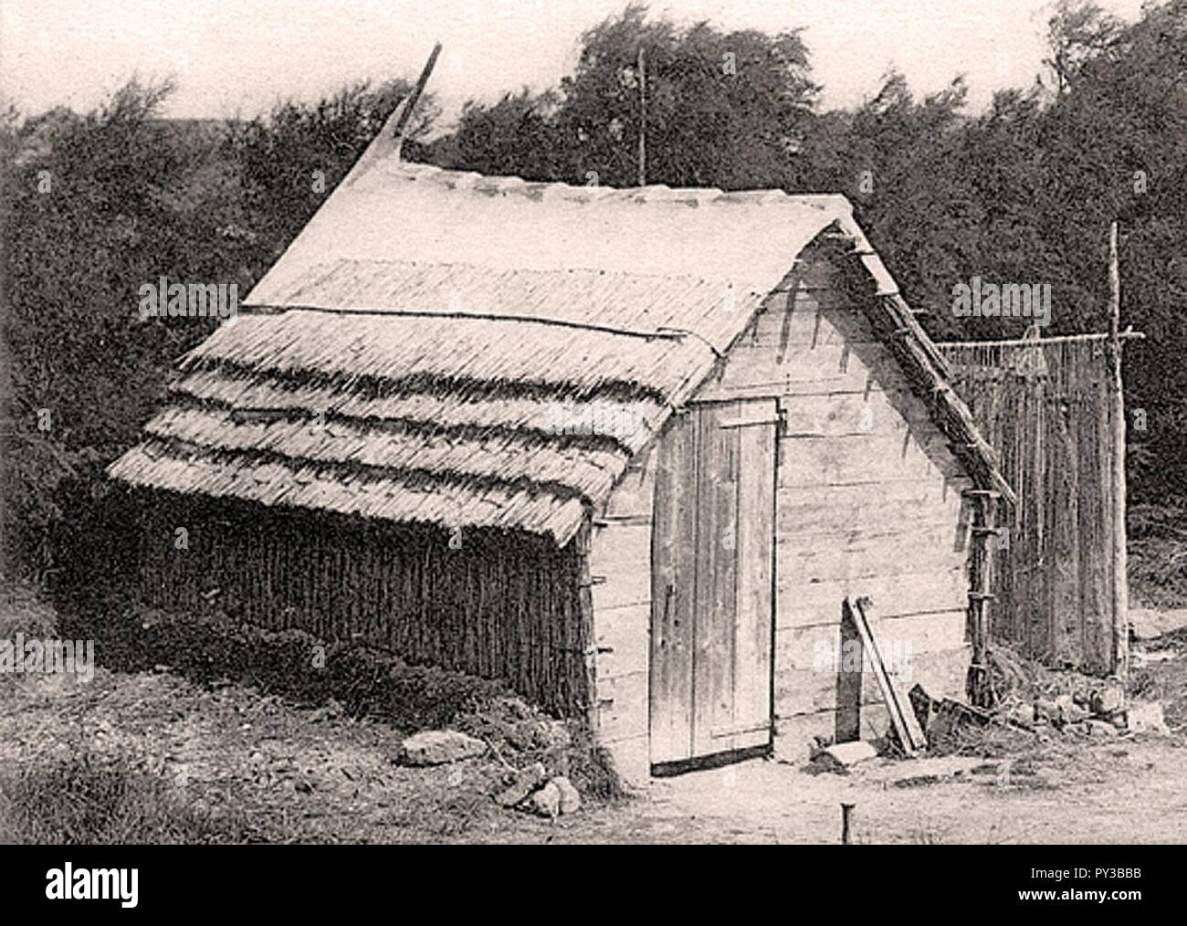 Cabanes de sagne de Fos-sur-Mer. Foto Stock