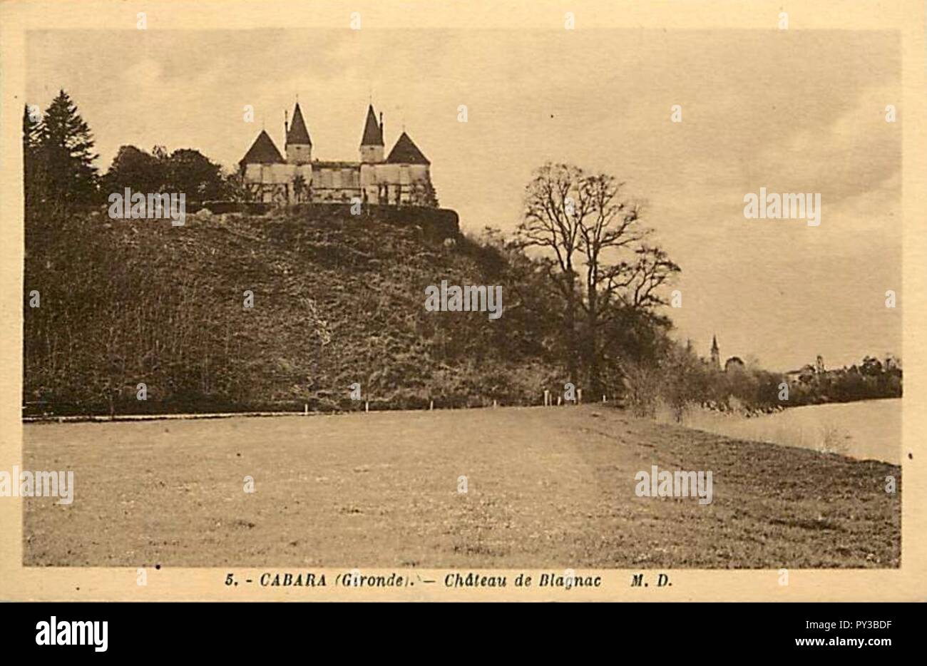 Cabara - château de Blaignac 4. Foto Stock