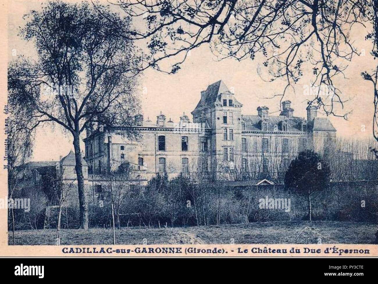 Cadillac-sur-Garonne - Château d'Epernon 12. Foto Stock