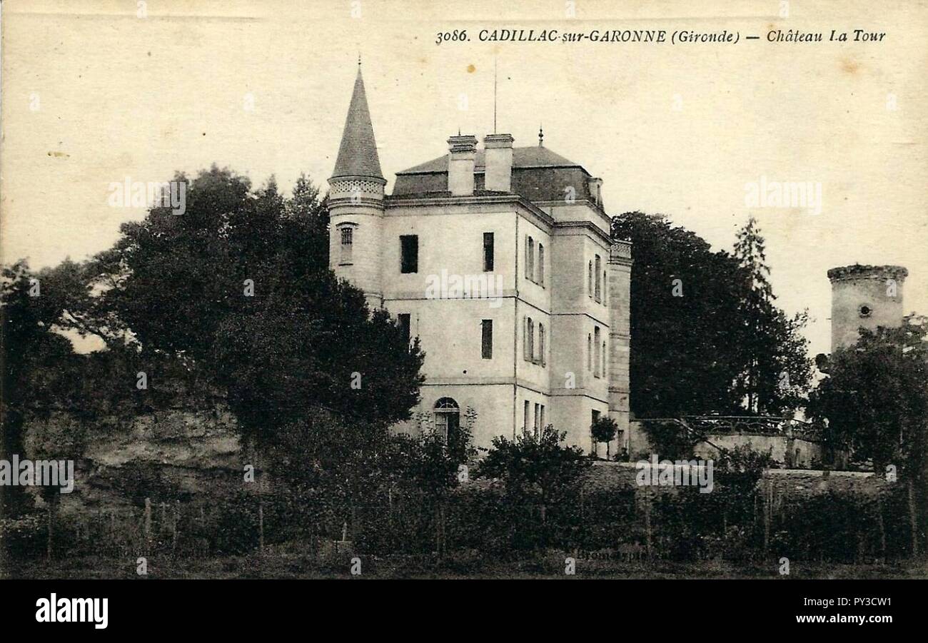 Cadillac-sur-Garonne - Château Latour 1. Foto Stock