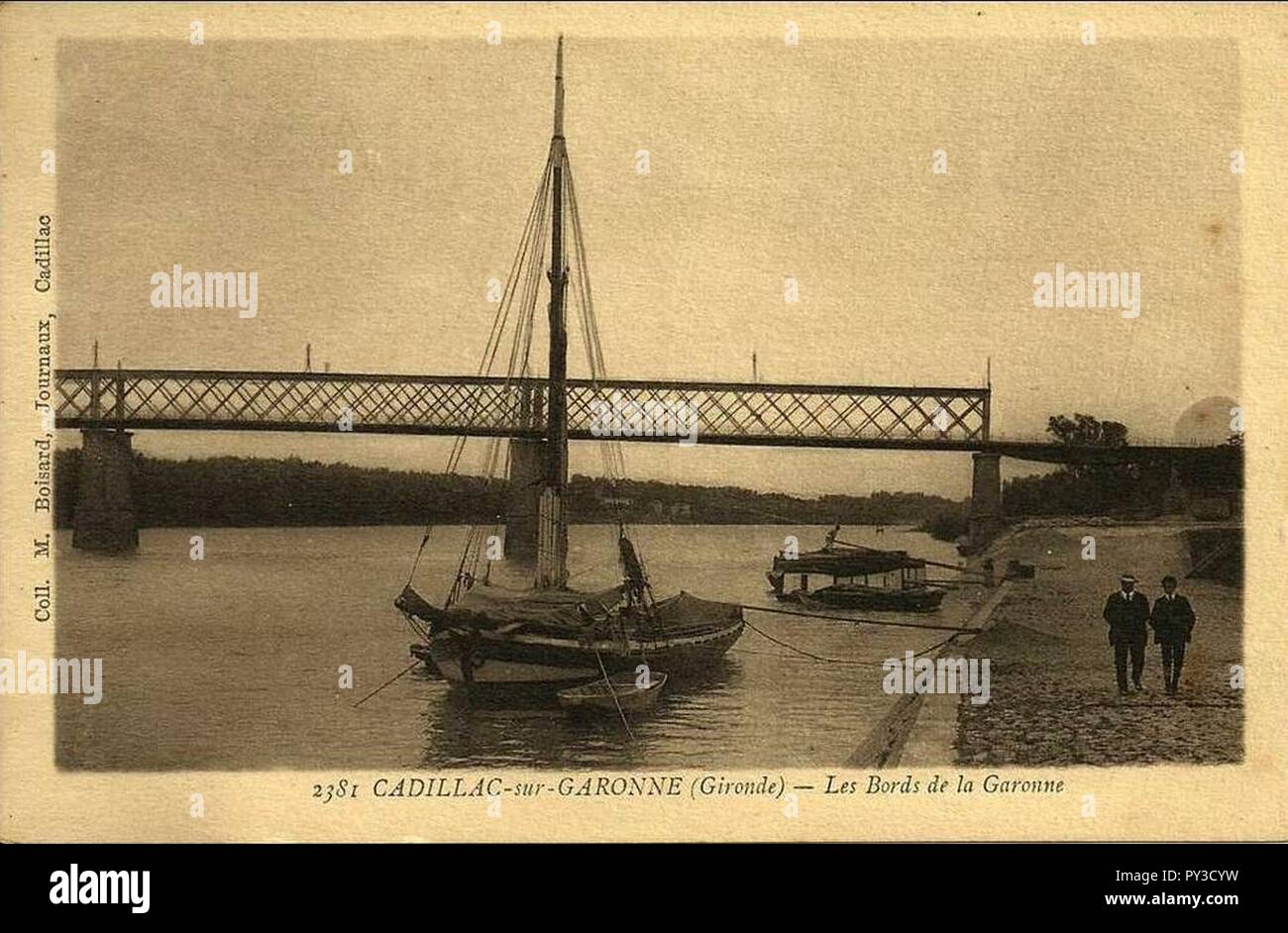 Cadillac-sur-Garonne - Quai 3. Foto Stock