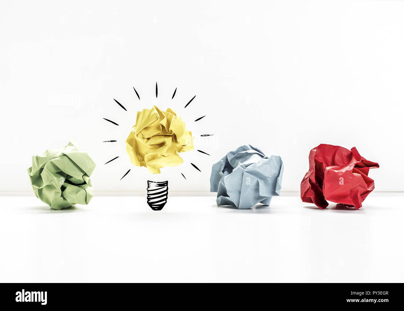 Zuendende Idee Foto Stock