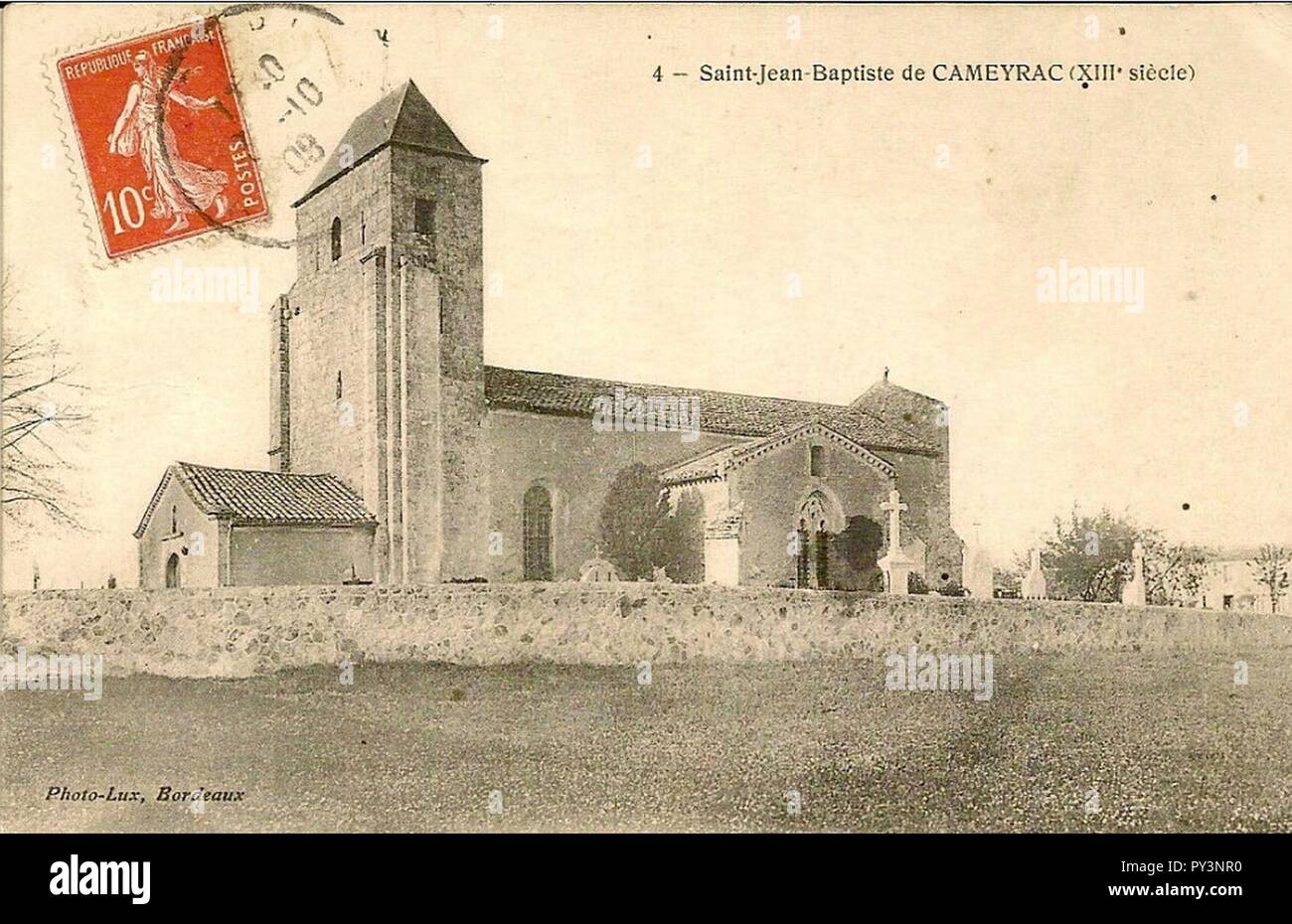 Cameyrac église-SAINT-JEAN-BAPTISTE 1. Foto Stock