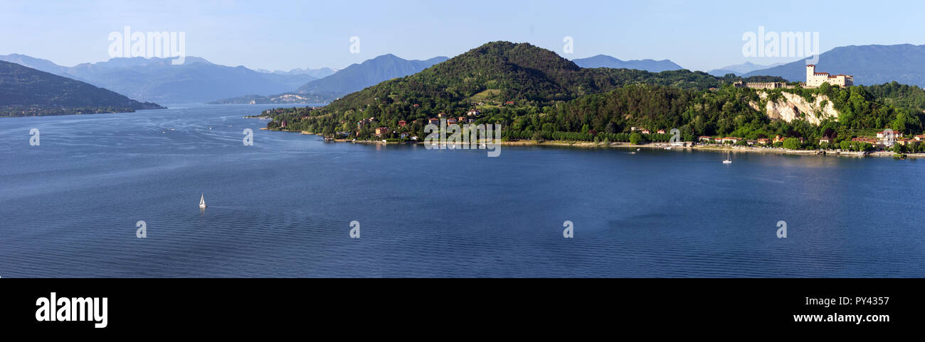 L'Italia, Piemonte, Arona, Lago Maggiore Foto Stock