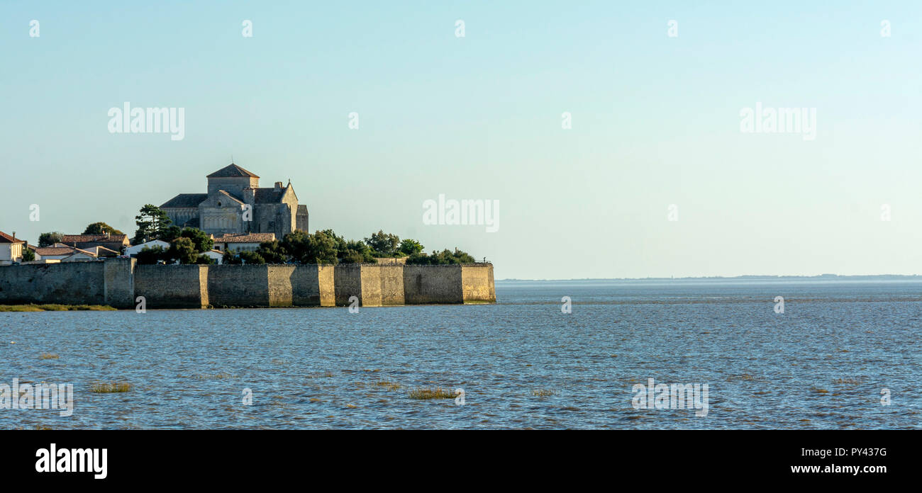 Talmont sur Gironde affacciato sul mare, Charente maritime dipartimento, Nouvelle-Aquitaine, Francia Foto Stock