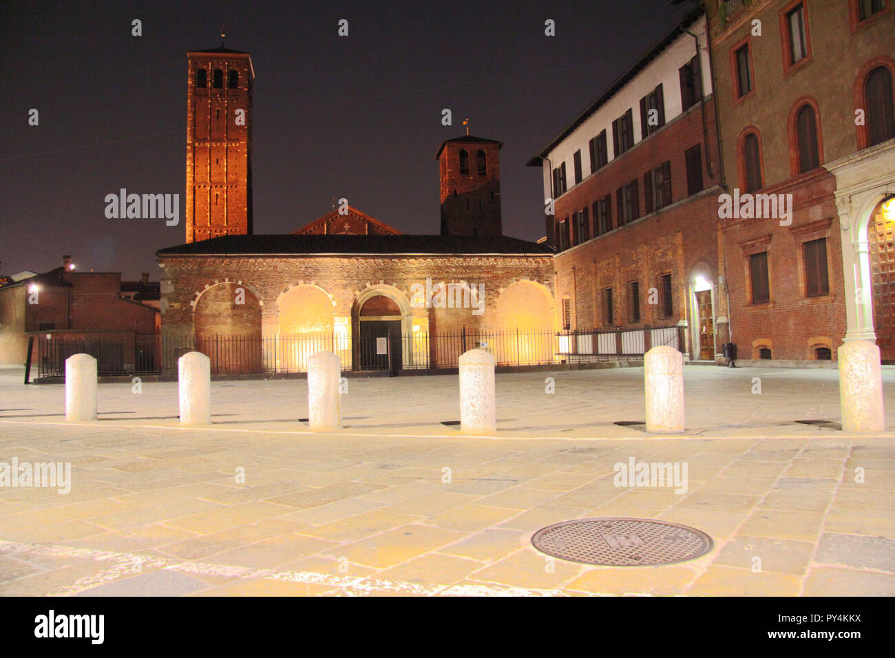 Milano. Basilica di Sant'Ambrogio Foto Stock