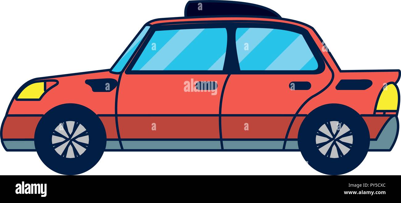Autonomo tecnologia auto Illustrazione Vettoriale