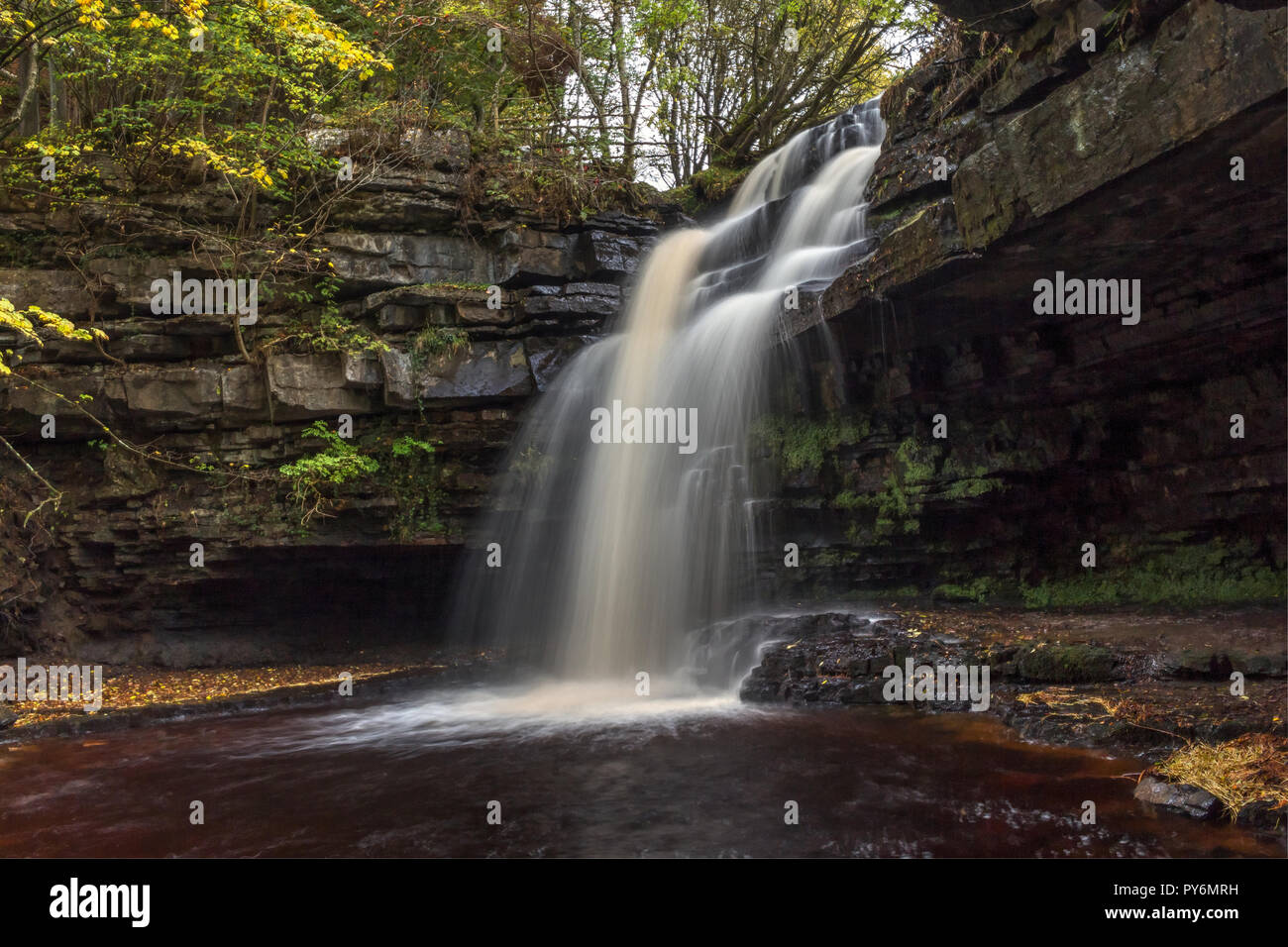 Bassa forza belle cascate Foto Stock