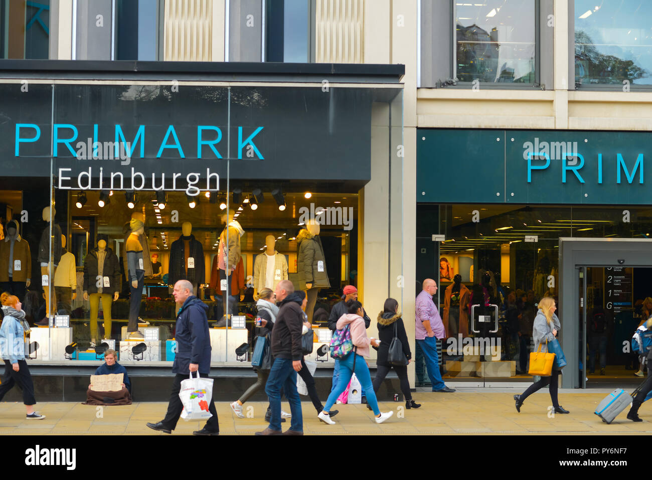 La città di Edimburgo Foto Stock