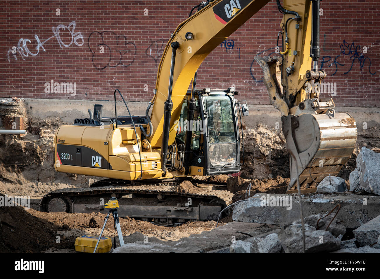 Fredericton, caduta, costruzione, Foto Stock