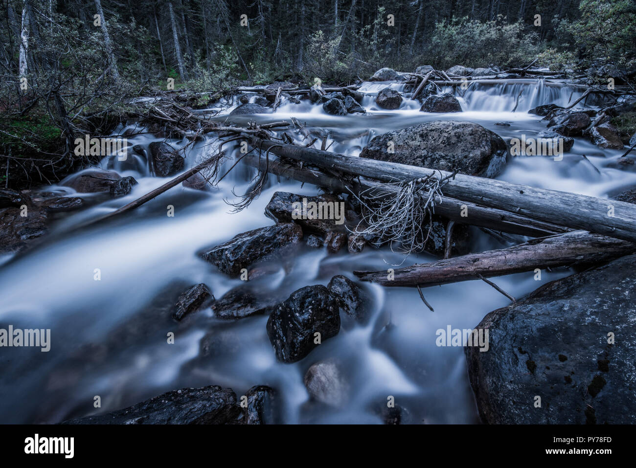 Lago Blu in autunno Foto Stock