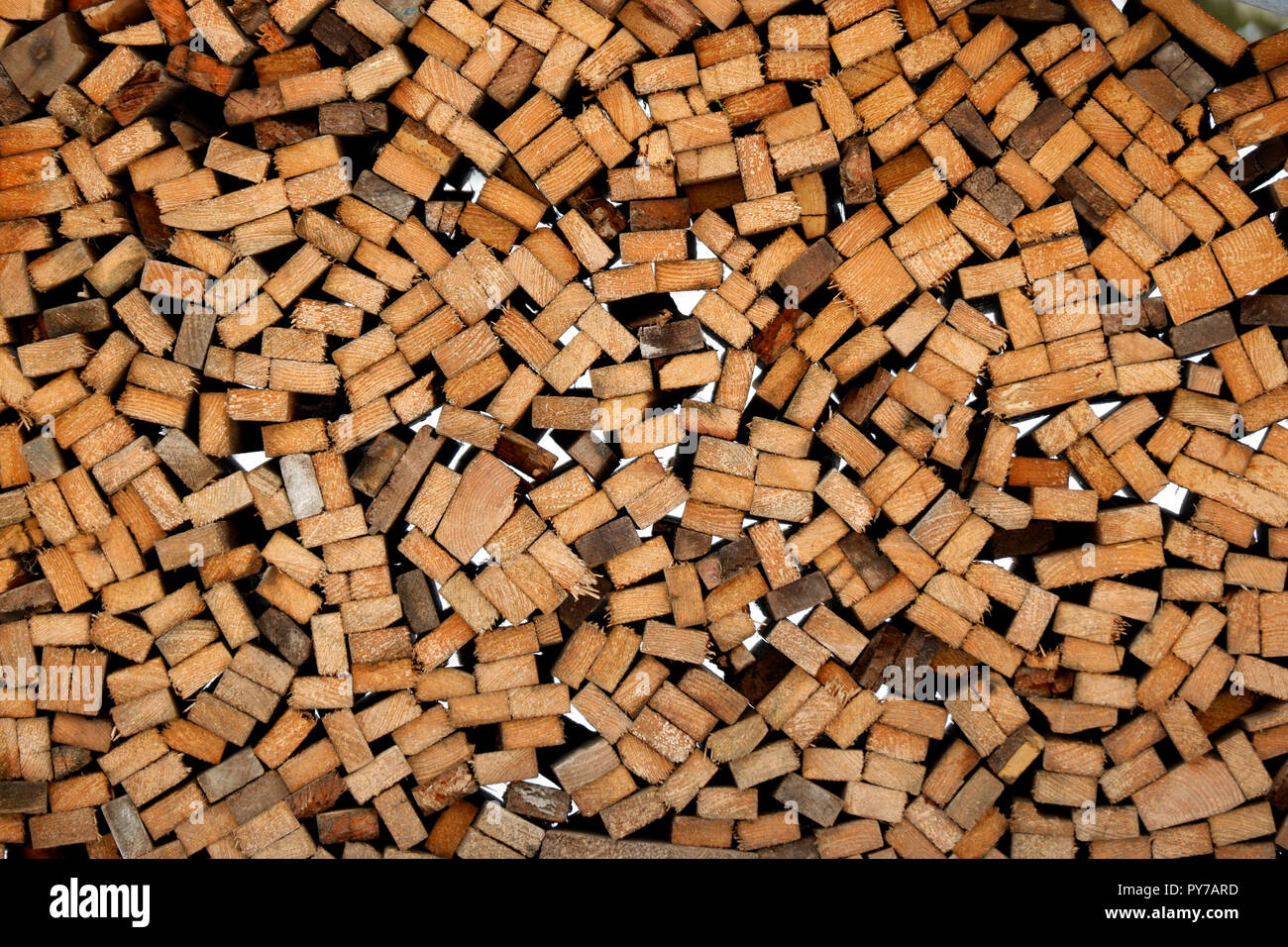 Pila di legno Foto Stock