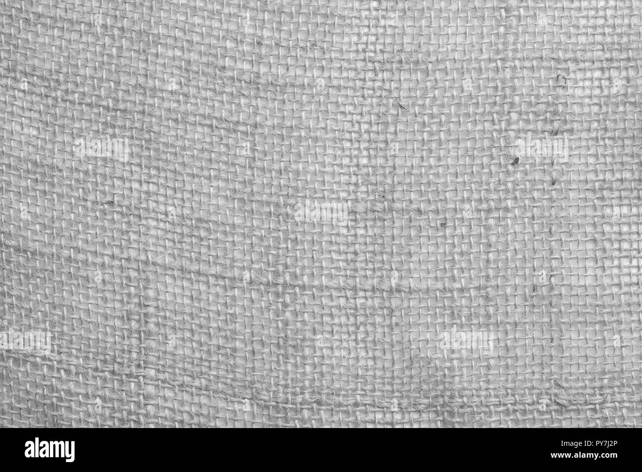 Un sacco di tela o di sfondo di texture. Foto Stock